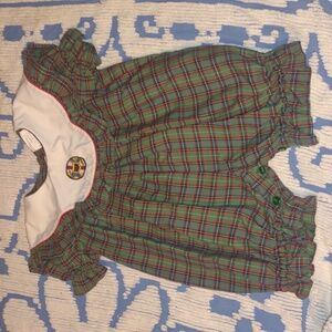 One piece Christmas 12 months jumper strasburg lace Romper